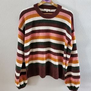 Madewell Cozy Oversized Striped Sweater